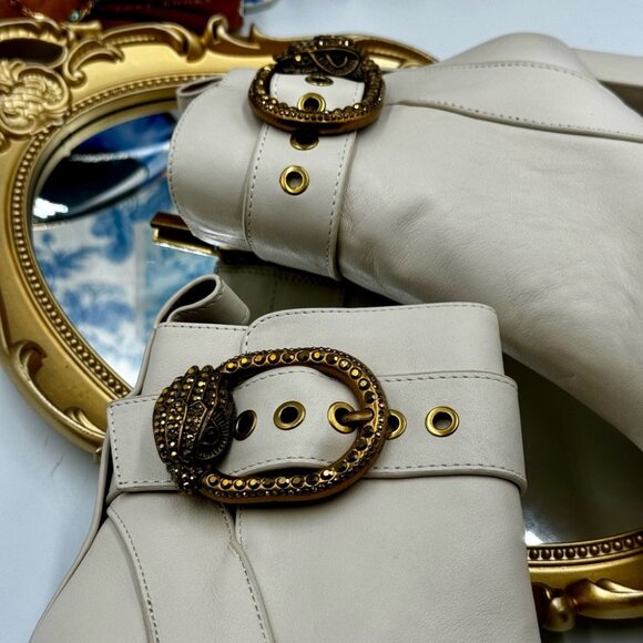 🆕 KURT GEIGER LONDON 🧿 NWOT Mayfair Ankle Boot, Bone - Sz 36 - Picture 14 of 15